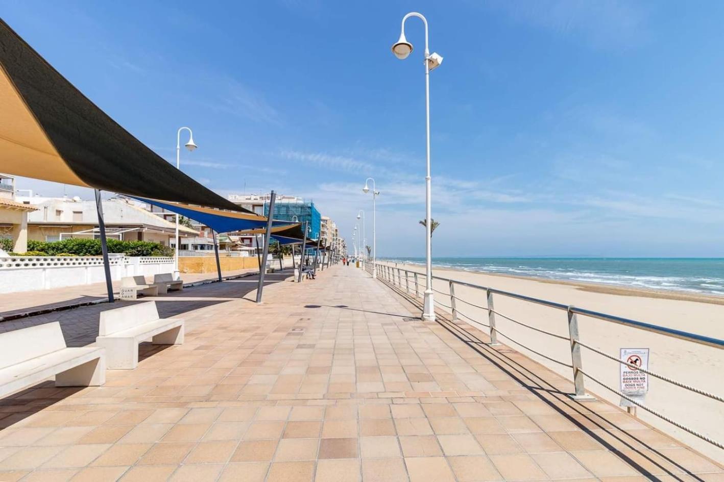 Excelente Apartamento Vacacional En Guardamar A Unos Pasos De La Playa, Calle Paraguay Guardamar del Segura Bagian luar foto