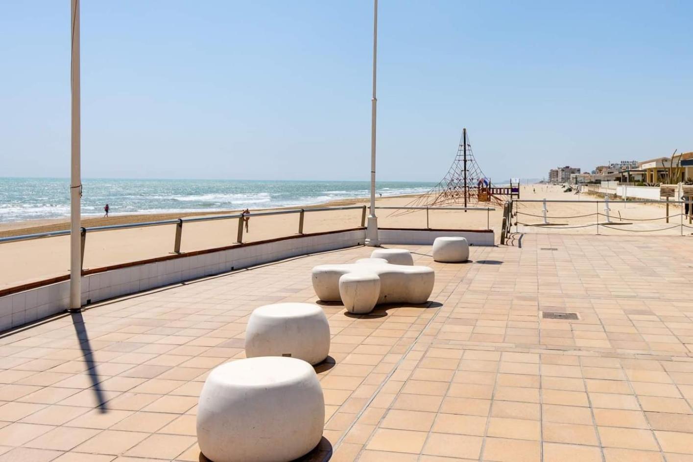 Excelente Apartamento Vacacional En Guardamar A Unos Pasos De La Playa, Calle Paraguay Guardamar del Segura Bagian luar foto